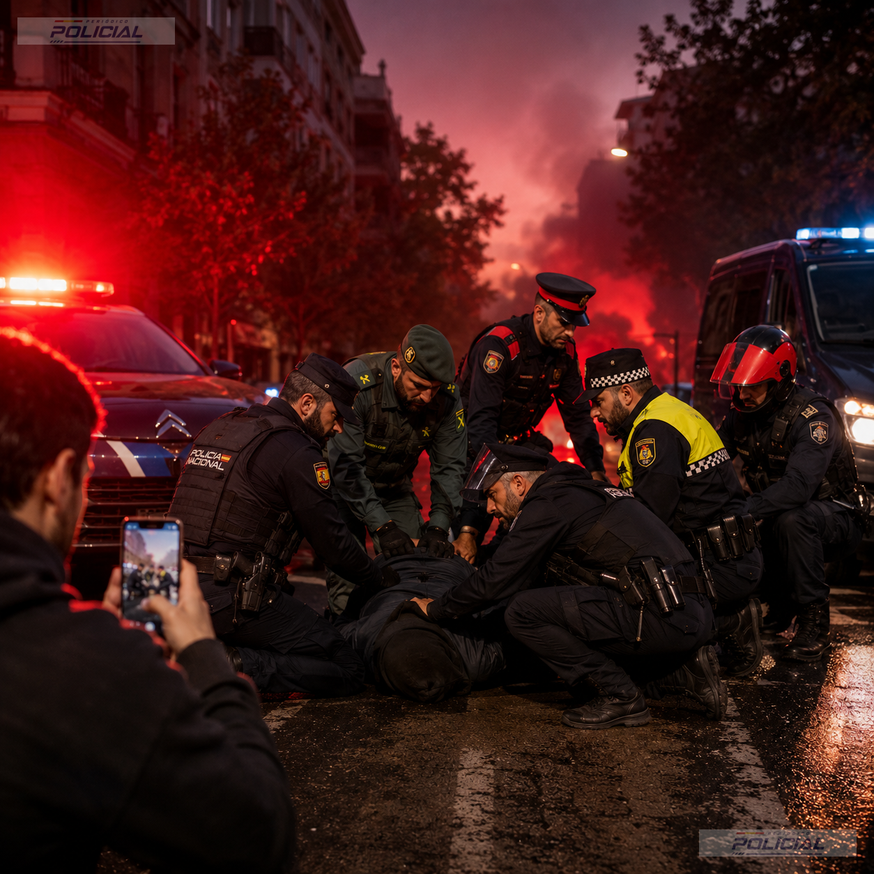 ¿Se puede grabar a la policía?