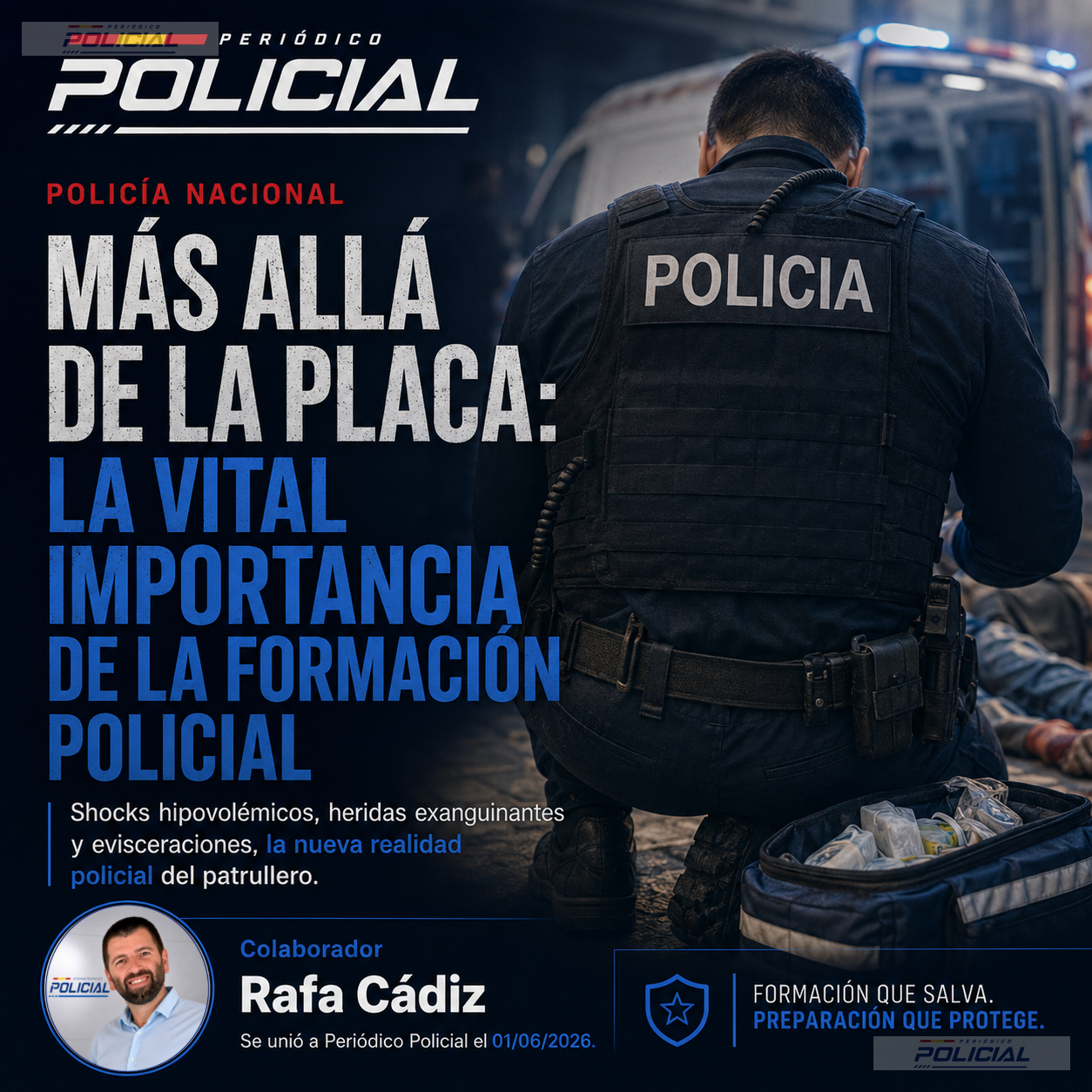 Más allá de la placa: La vital importancia de la formación policial