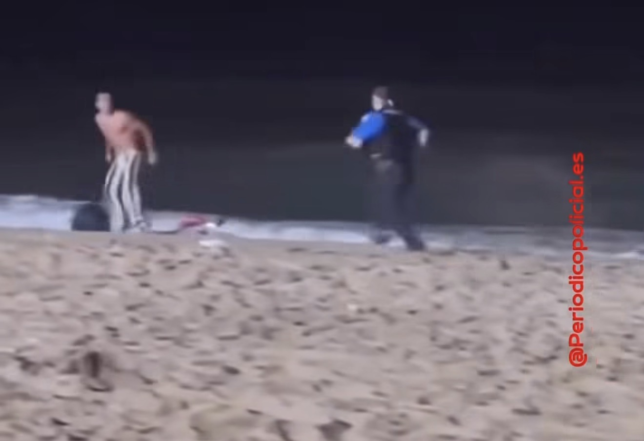 El vídeo, grabado fuera de España…