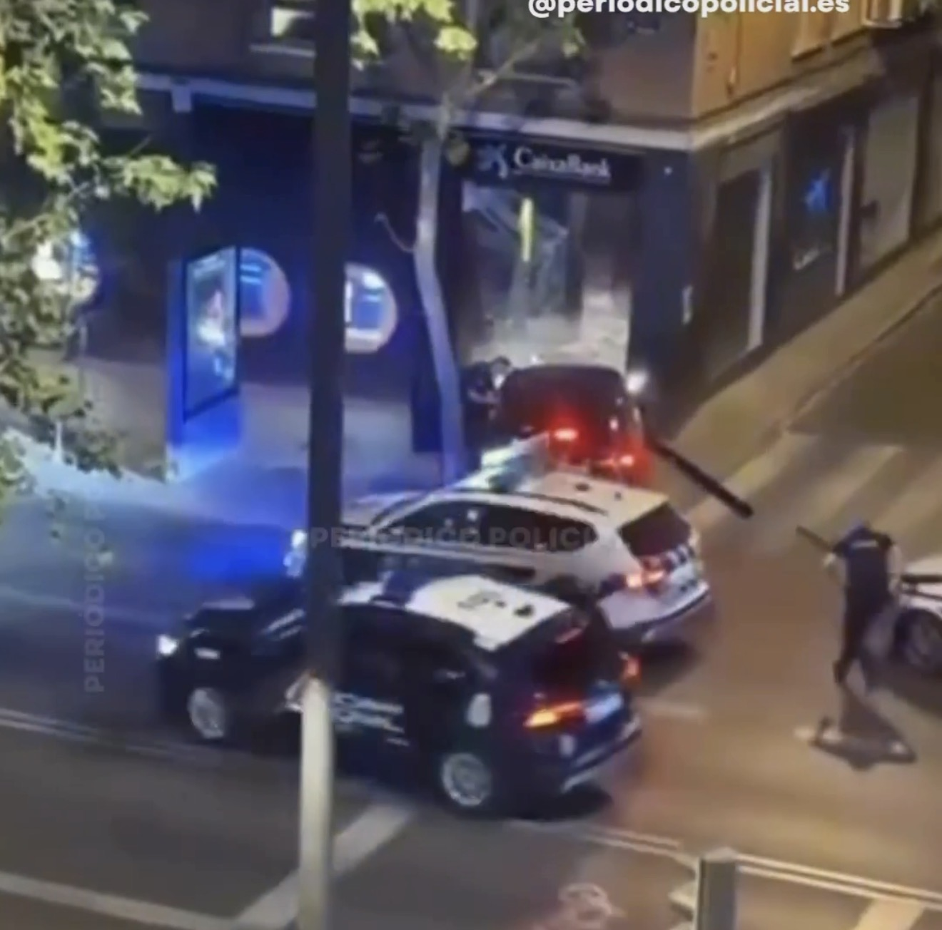 Un amplio despliegue de la Policía Municipal y policía Nacional de Madrid