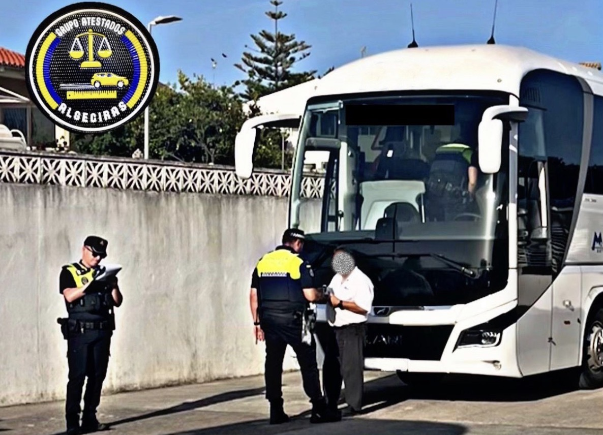 La Policía Local de Algeciras detecta siete infracciones durante una campaña de control al transporte escolar