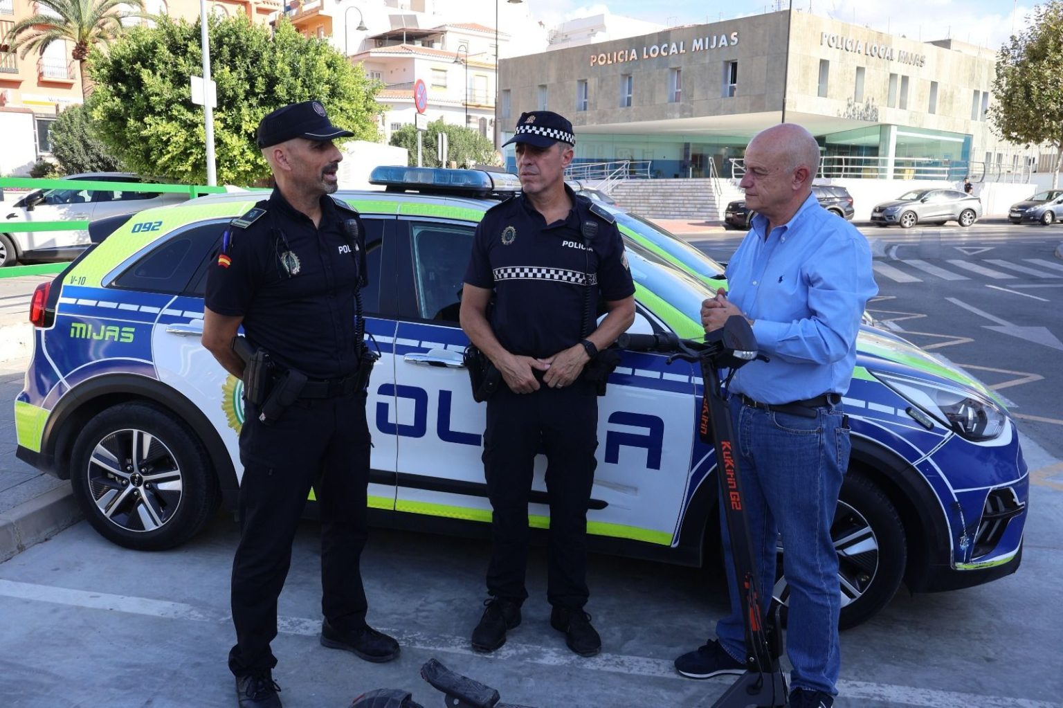 La Policía Local de Mijas realizó 187 actuaciones relacionadas con seguridad y convivencia durante el mes de mayo