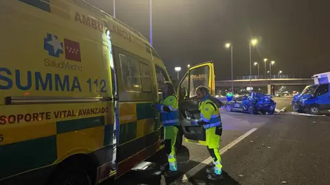 Tres agentes resultan heridos leves tras un accidente entre un vehículo de la Policía Nacional y el coche de un policía local en Torrejón de Ardoz