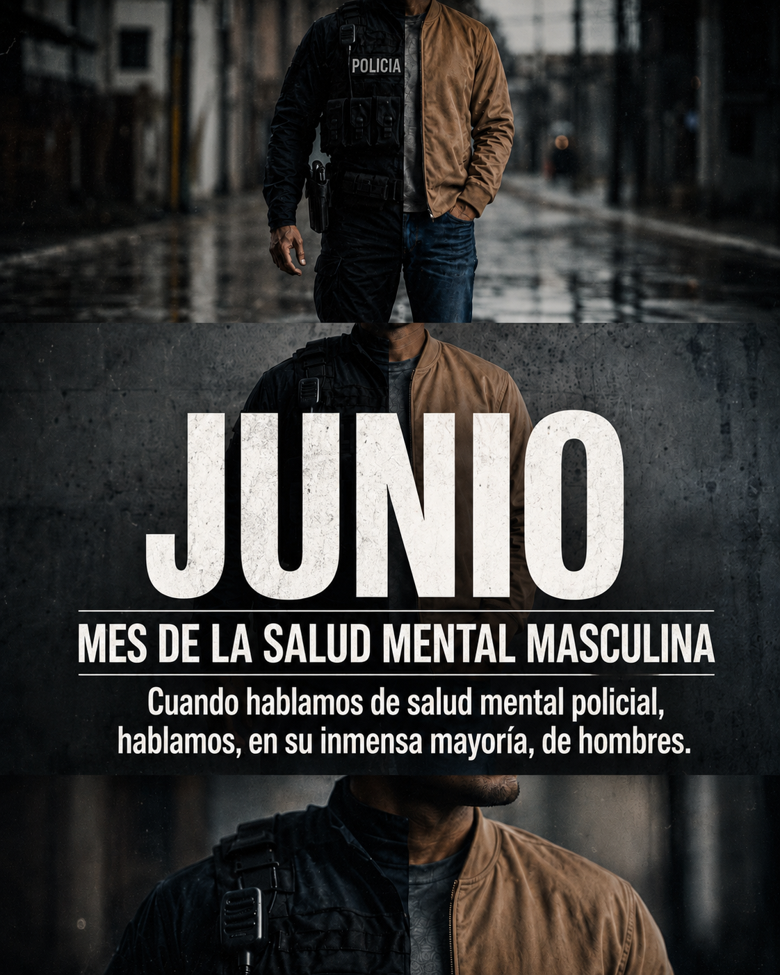 LOS HOMBRES NO LLORAN, LOS POLICÍAS TAMPOCO