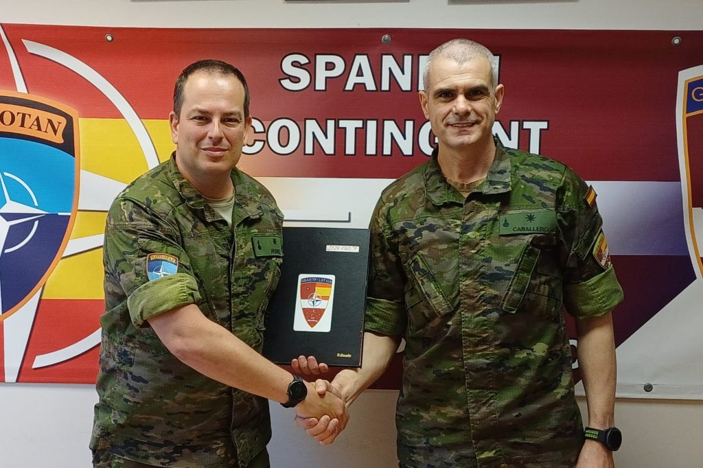 Las Fuerzas Armadas completan el relevo de sus contingentes desplegados en Letonia