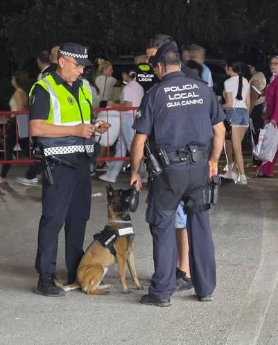 La Policía Local de Marbella levanta 59 actas por drogas durante la Feria de San Bernabé