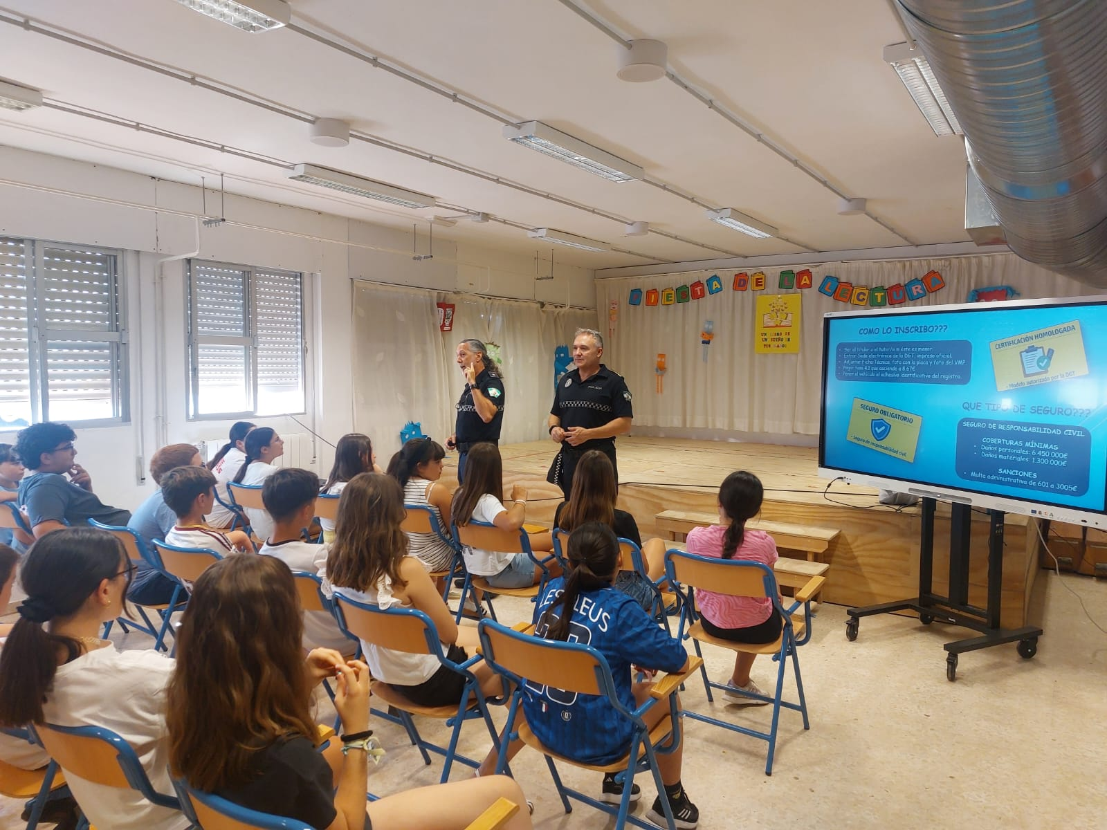 La Policía Local de Jerez forma a más de 3.600 alumnos en seguridad vial y prevención durante el curso 2025/2026