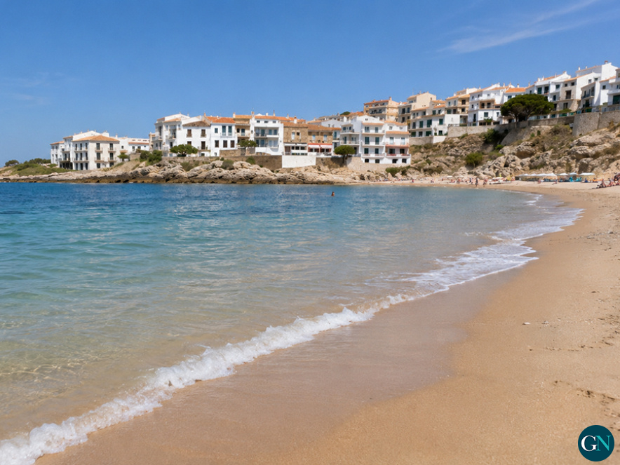 Un mosso fuera de servicio salva la vida de una mujer de 76 años que se estaba ahogando en una playa de L’Escala