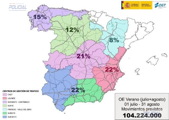 Tráfico activa la Operación Verano 2026 para gestionar más de 104 millones de desplazamientos por carretera