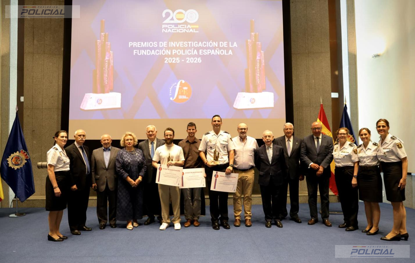 La Fundación Policía Española premia un sistema de inteligencia artificial que revolucionará el patrullaje policial