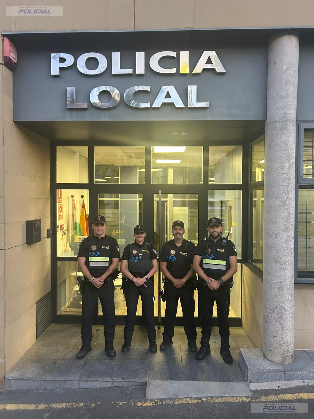 Haro reconoce la labor de tres agentes de la Policía Local y de un trabajador de Valoriza por su actuación durante las inundaciones