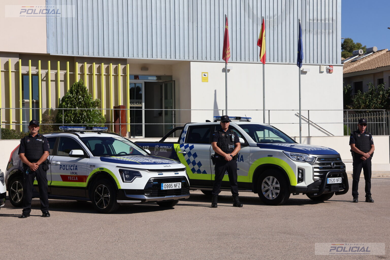 La Policía Local de Yecla refuerza sus medios con nuevos vehículos, más agentes y un plan para aumentar la seguridad en todo el municipio
