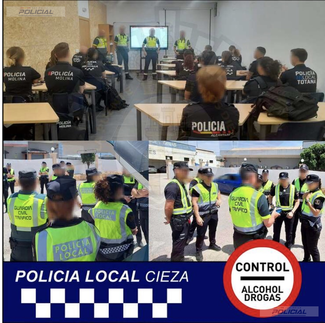 La Policía Local de Cieza se prepara para realizar controles de drogas al volante tras formar a sus agentes