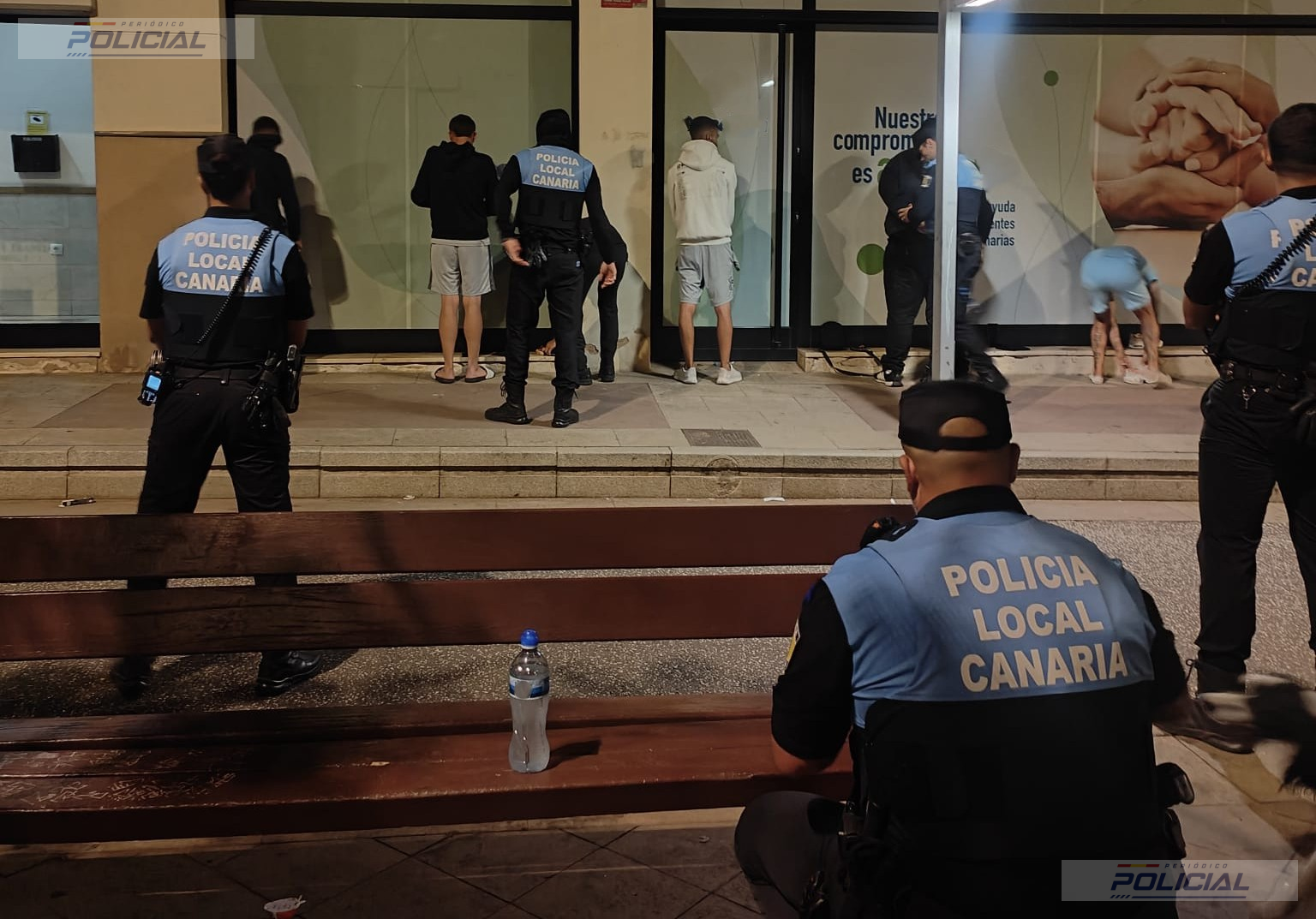 La Policía Local de La Laguna levanta una veintena de actas por tenencia y consumo de drogas durante el fin de semana