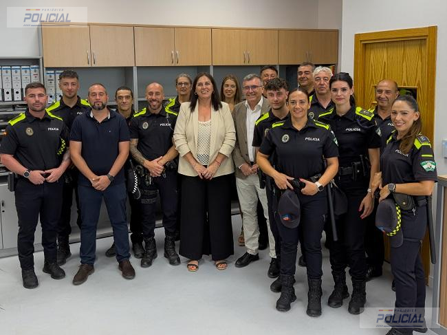 Atarfe inaugura la nueva Jefatura de la Policía Local tras triplicar su plantilla en los últimos tres años
