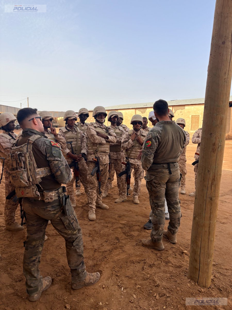 Militares españoles instruyen al Ejército de Mauritania en operaciones de control de zona para reforzar la seguridad regional