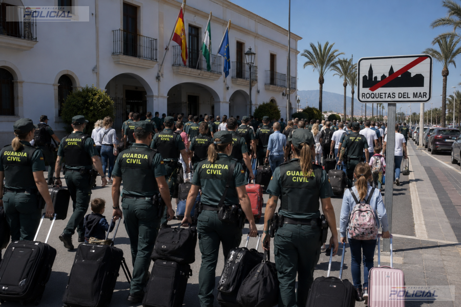 AUGC denuncia el cierre del cuartel de Roquetas de Mar y convoca una concentración en defensa de la Guardia Civil