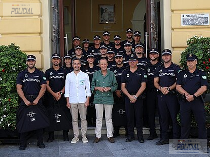 Chiclana incorpora a 20 nuevos policías locales en prácticas para reforzar la seguridad del municipio