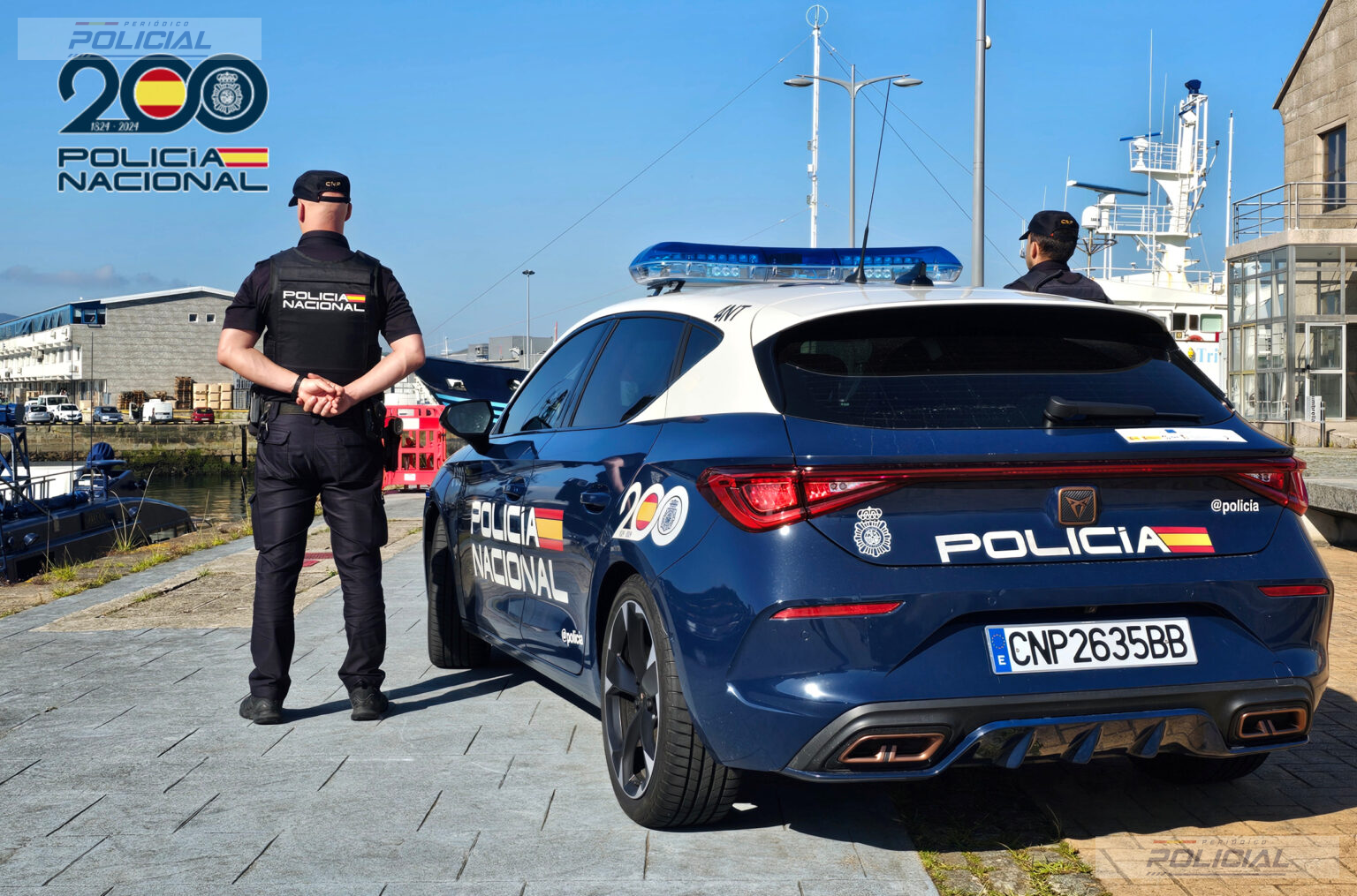 Un hombre sobrevive a una parada cardiorrespiratoria en Bouzas gracias a la rápida actuación de la Policía Nacional y los servicios sanitarios