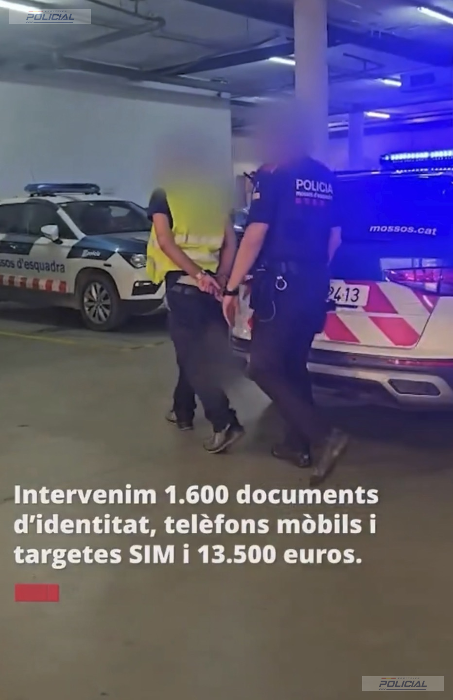 Los Mossos desarticulan en Barcelona un grupo criminal especializado en estafas financieras mediante usurpación de identidad