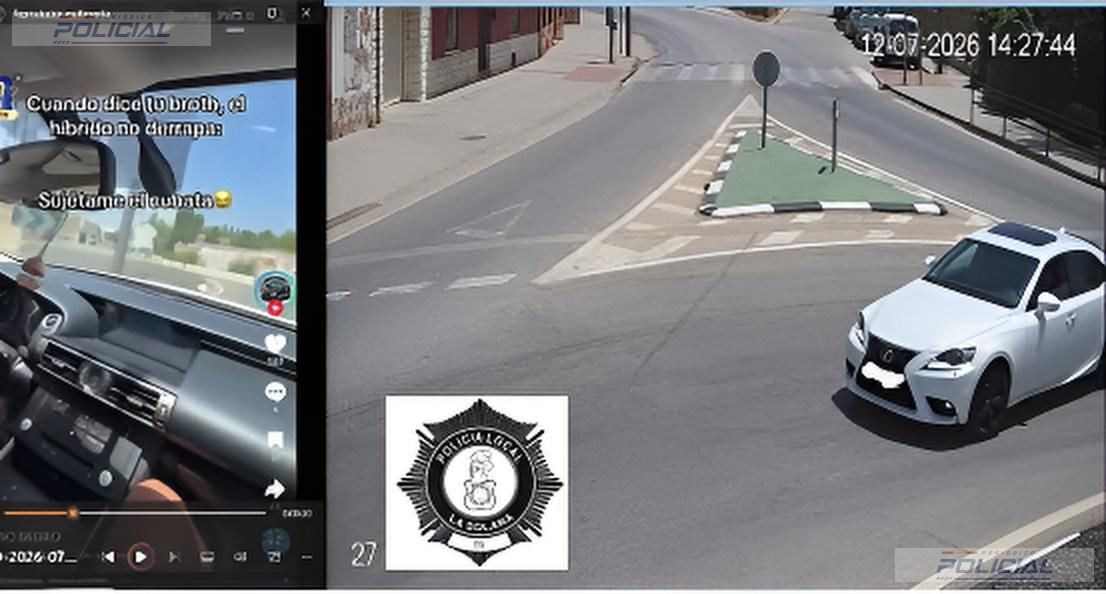 La Policía Local identifica a un conductor por un vídeo de TikTok y lo denuncia por conducción temeraria