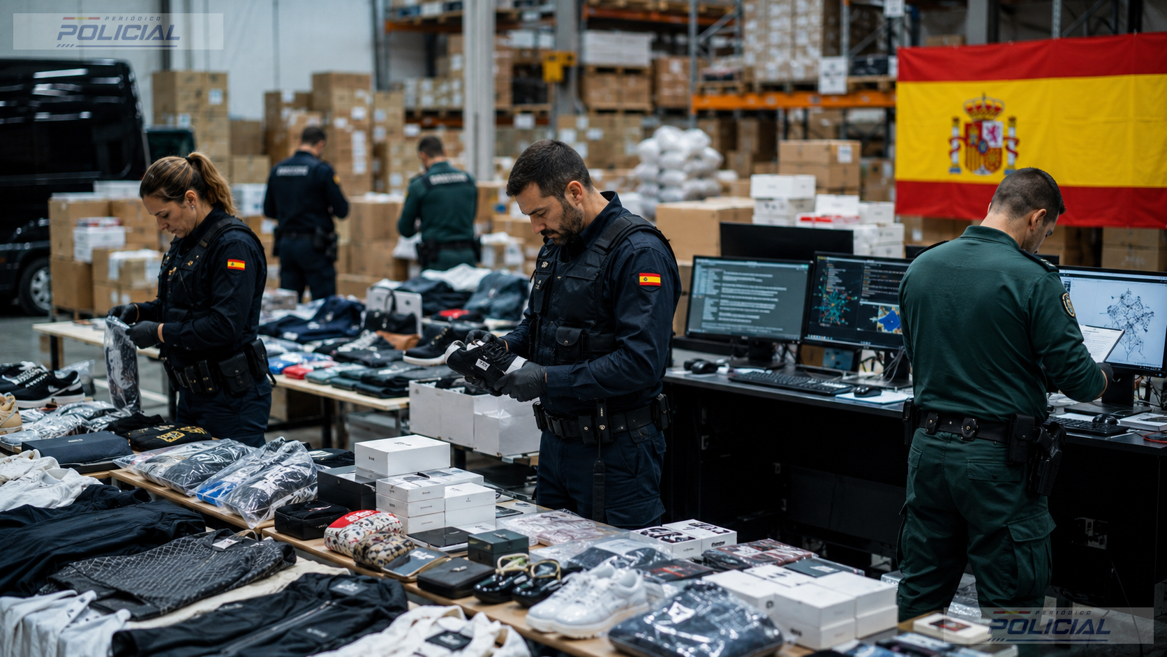 Las Fuerzas y Cuerpos de Seguridad intervinieron más de 47.000 artículos por vulnerar la propiedad intelectual durante 2025