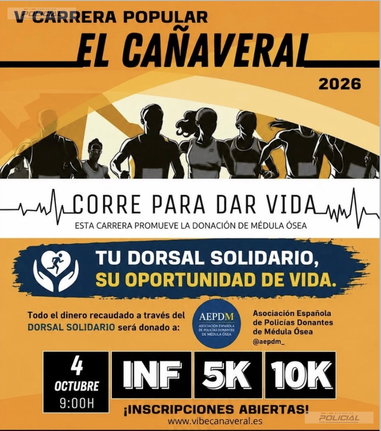 La V Carrera Popular El Cañaveral correrá en Madrid para promover la donación de médula ósea