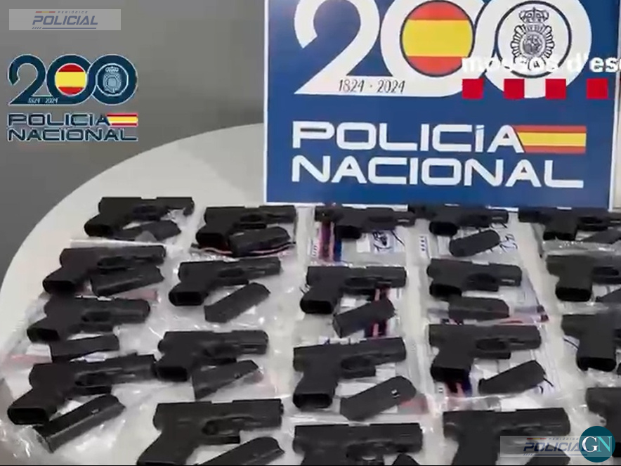 Golpe al tráfico de armas en Cataluña: nueve detenidos y más de 40 armas intervenidas