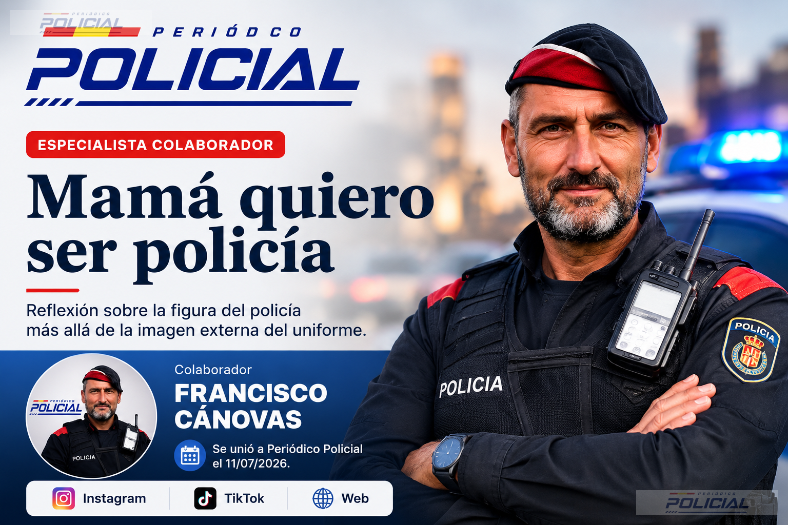Mamá quiero ser policía