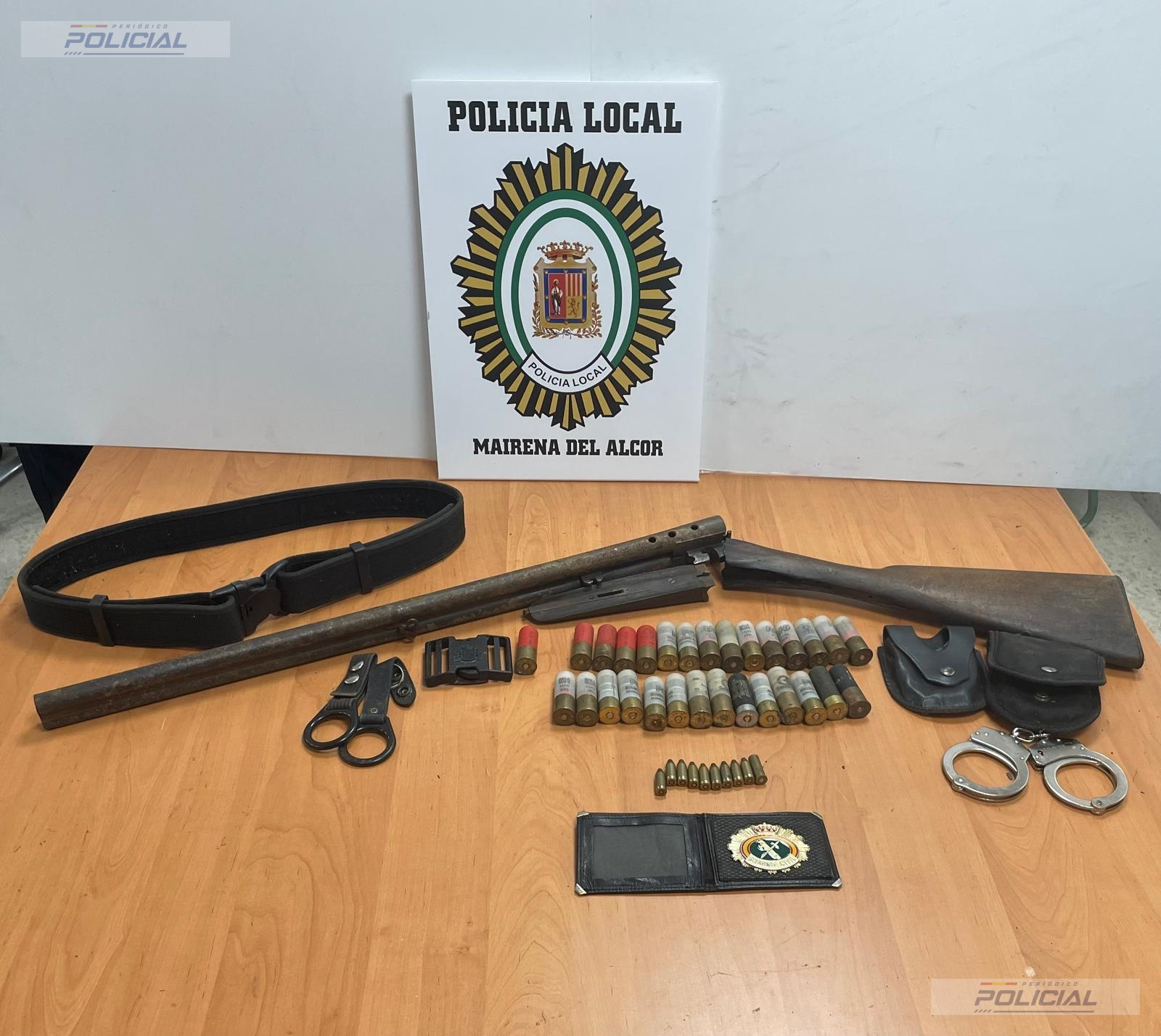 La Policía Local de Mairena del Alcor resuelve la ocupación ilegal de una vivienda e interviene numerosos objetos