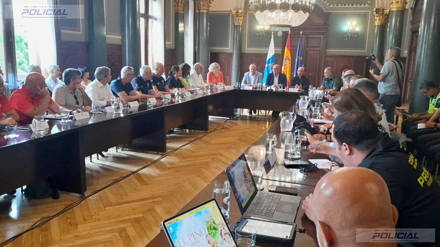 Más de 400 agentes garantizarán la seguridad durante la Fiesta del Pino 2026 en Teror