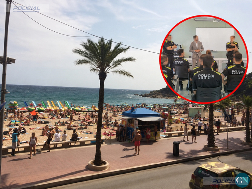 Ocho policías de Lloret, sometidos a controles médicos tras quedar expuestos a la sangre de un hombre durante una intervención
