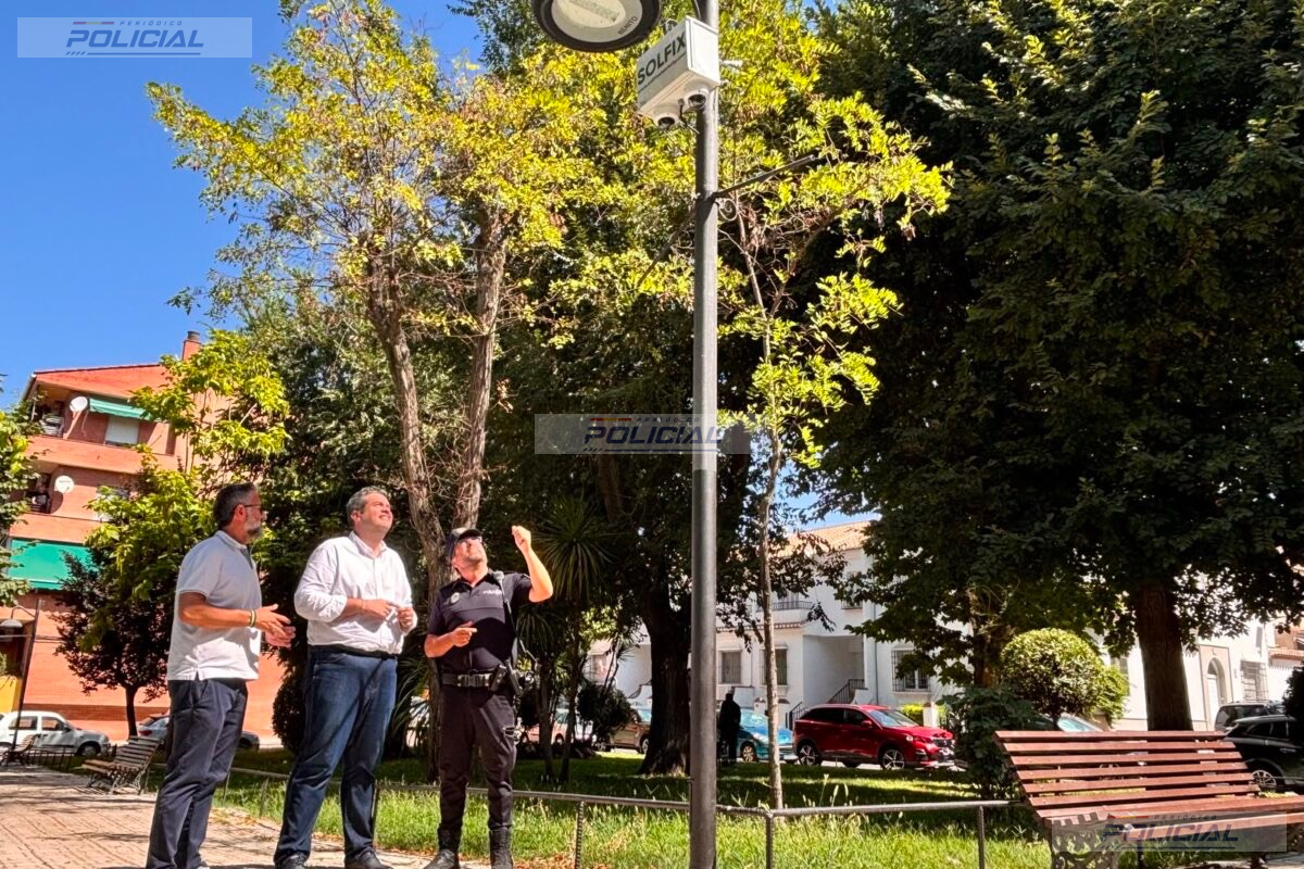 Maracena amplía su sistema de videovigilancia con nuevas cámaras en la plaza Al-Ándalus
