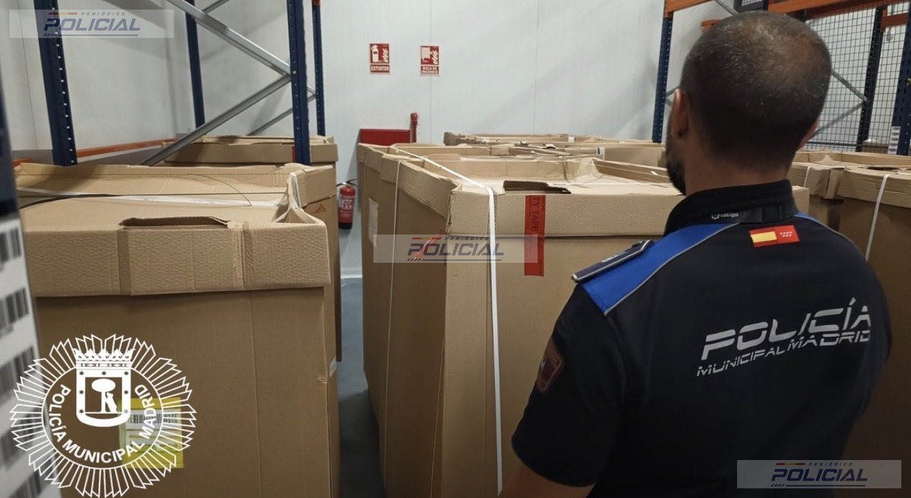 Interceptado en Madrid un camión con más de 1.000 kilos de cannabis procedente de Reino Unido