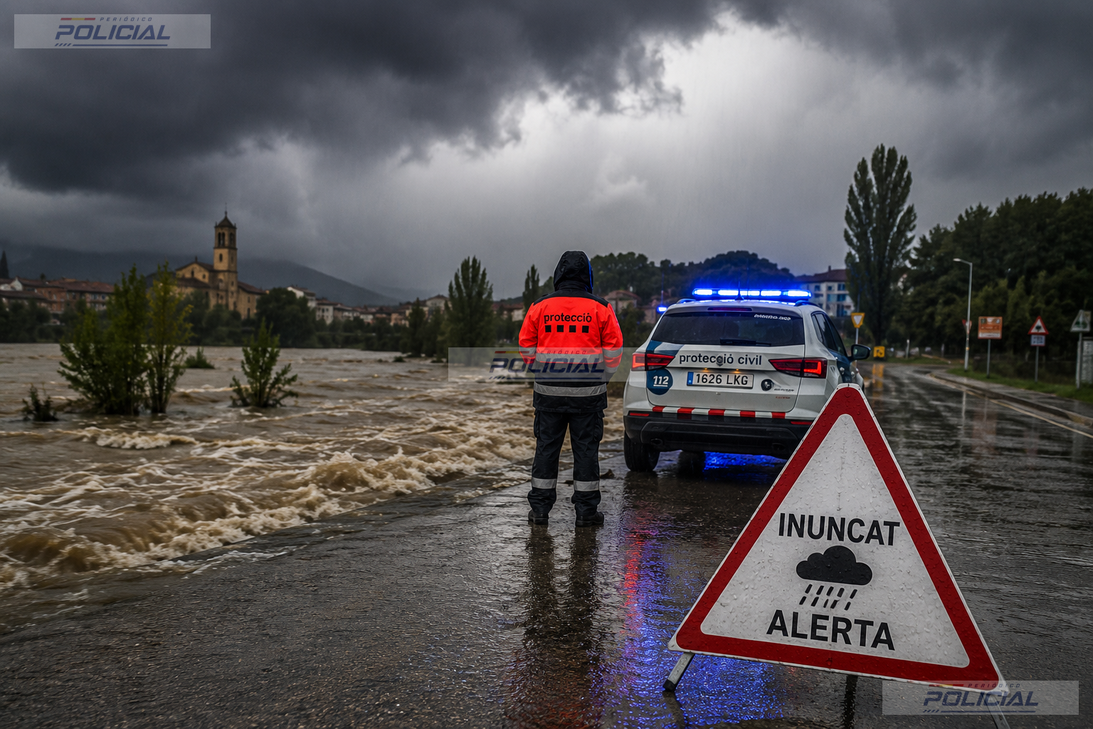 Protecció Civil mantiene la alerta del INUNCAT ante la previsión de lluvias torrenciales en el sur de Cataluña