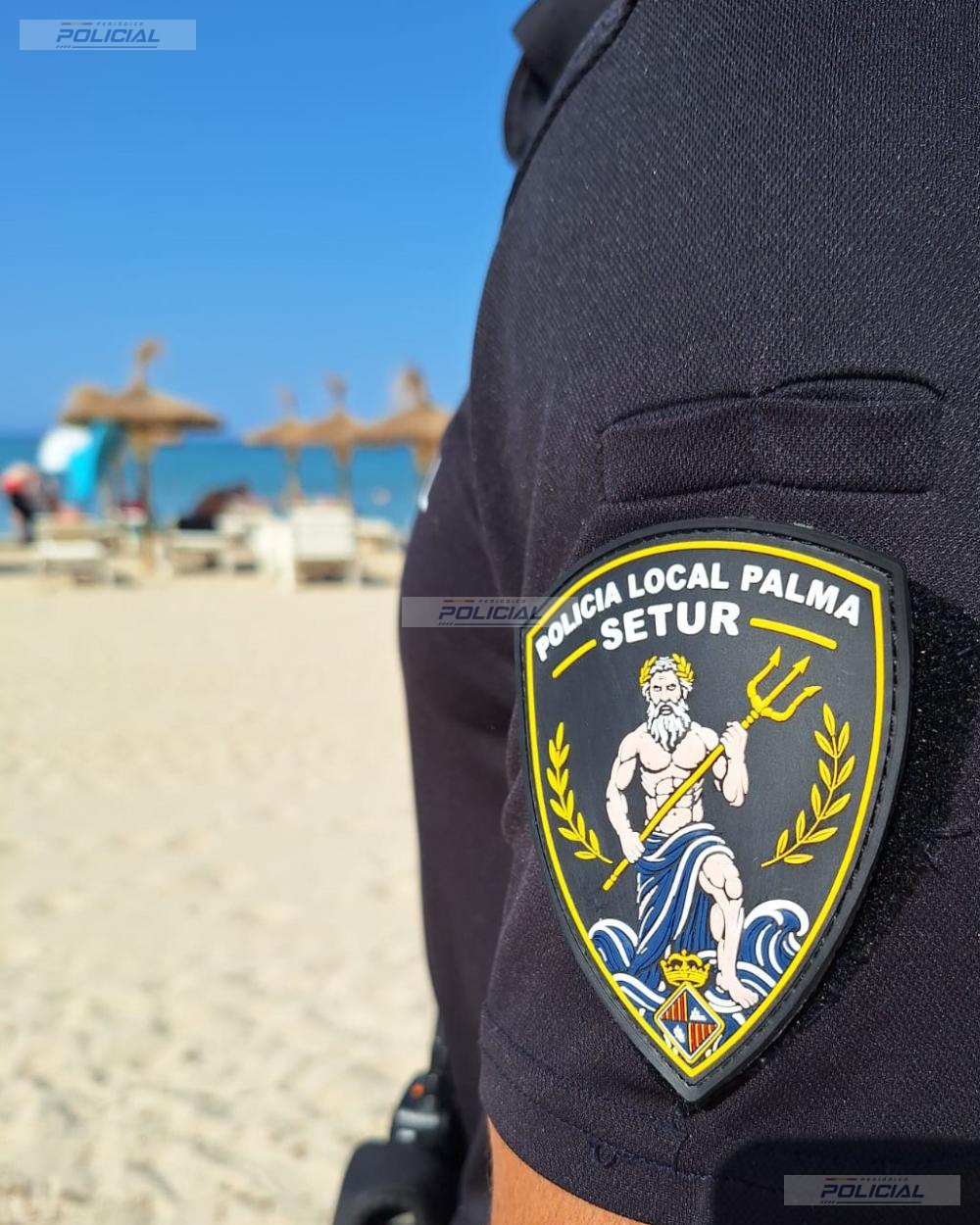 La Policía Local de Palma detiene a un vendedor ambulante tras vender marihuana a un turista en primera línea de s’Arenal