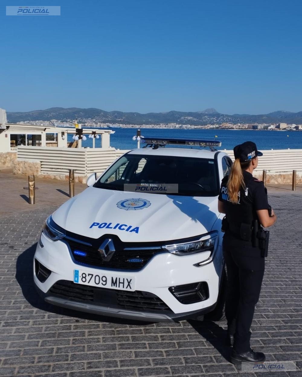 La Policía Local de Palma investiga a un conductor que casi cuadruplicó la tasa de alcohol y lanzó una botella de whisky contra un coche patrulla