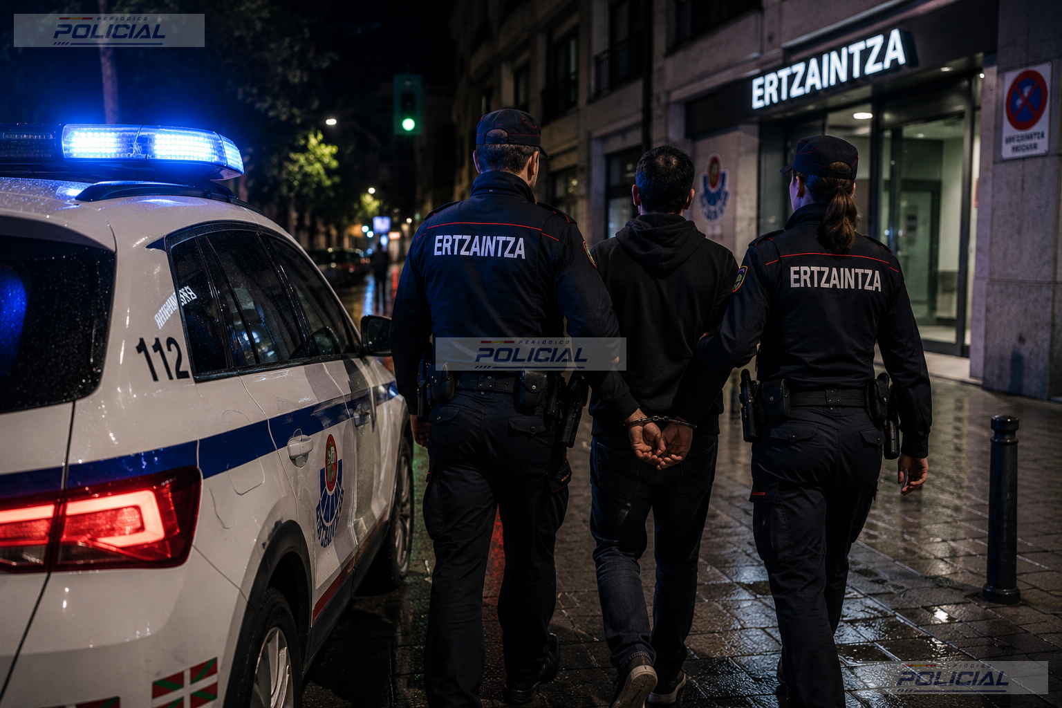 La Ertzaintza detiene a un conductor de VTC acusado de agredir sexualmente y retener a una joven en Usurbil
