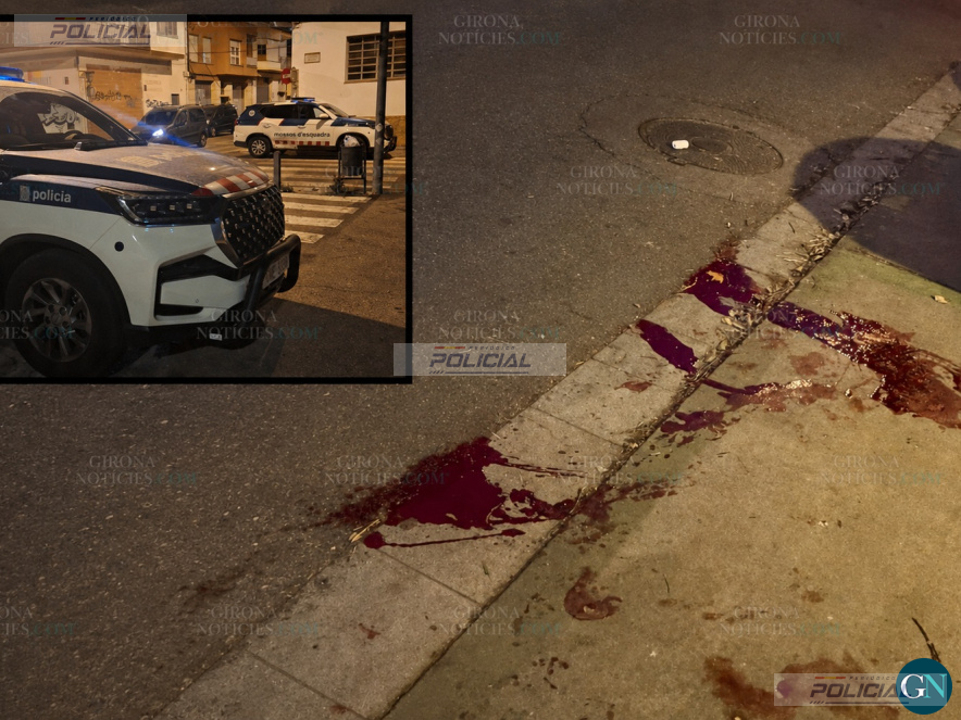 Los Mossos investigan un ataque a tiros en Salt tras resultar herido un hombre en una pierna