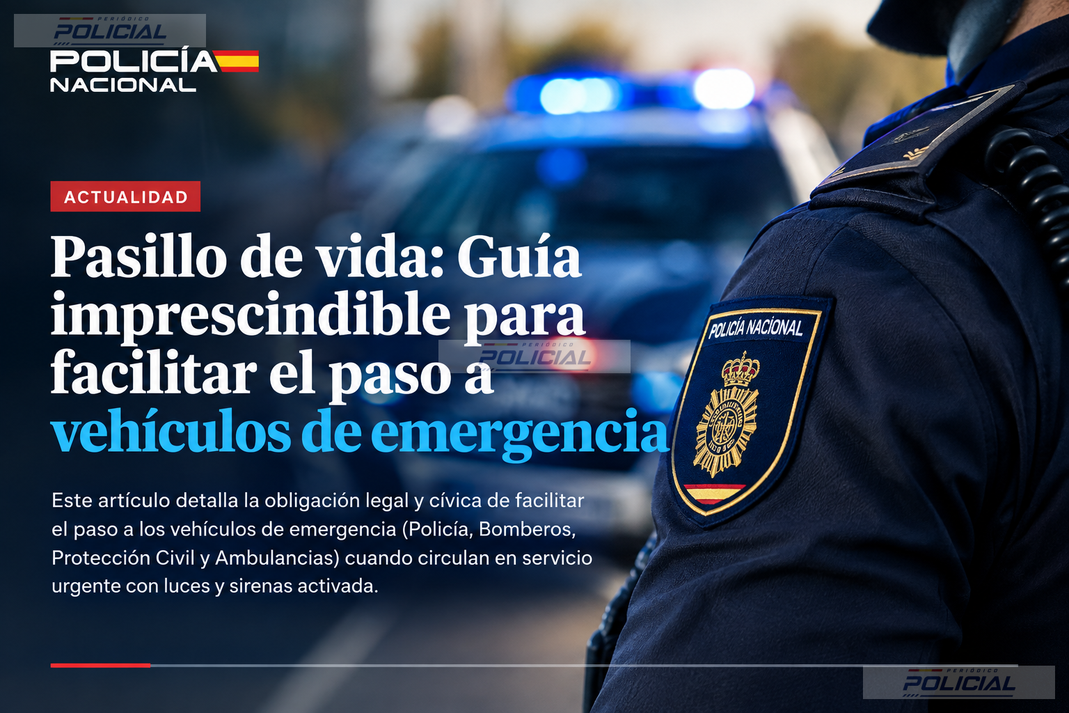 Pasillo de vida: Guía imprescindible para facilitar el paso a vehículos de emergencia