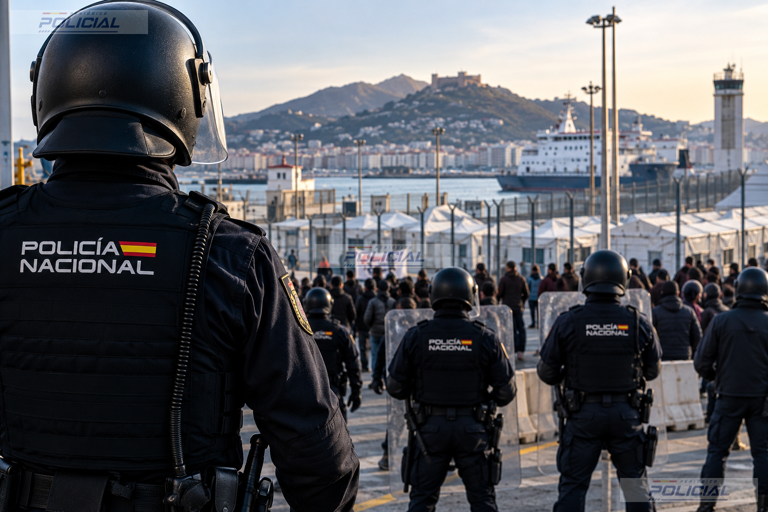 El SUP denuncia falta de previsión policial ante los incidentes registrados en el Puerto de Ceuta