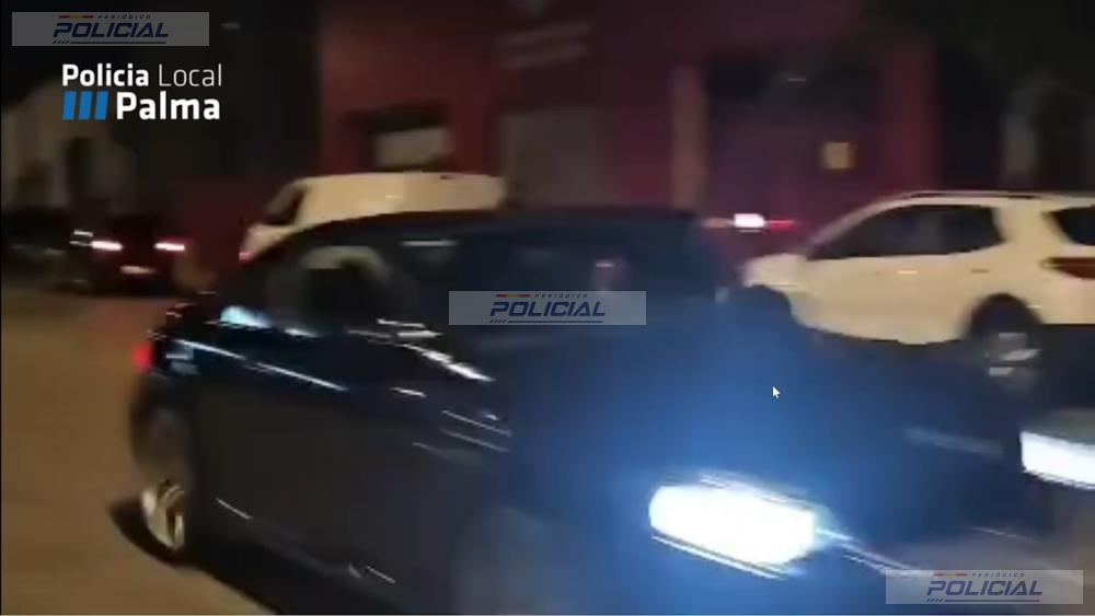 La Policía Local de Palma denuncia a seis conductores en un operativo contra concentraciones de vehículos en Can Valero