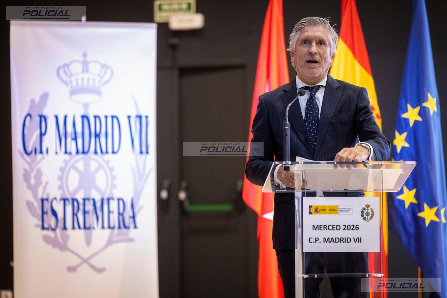 Grande-Marlaska destaca la expansión de los módulos mixtos en prisiones durante la celebración de La Merced