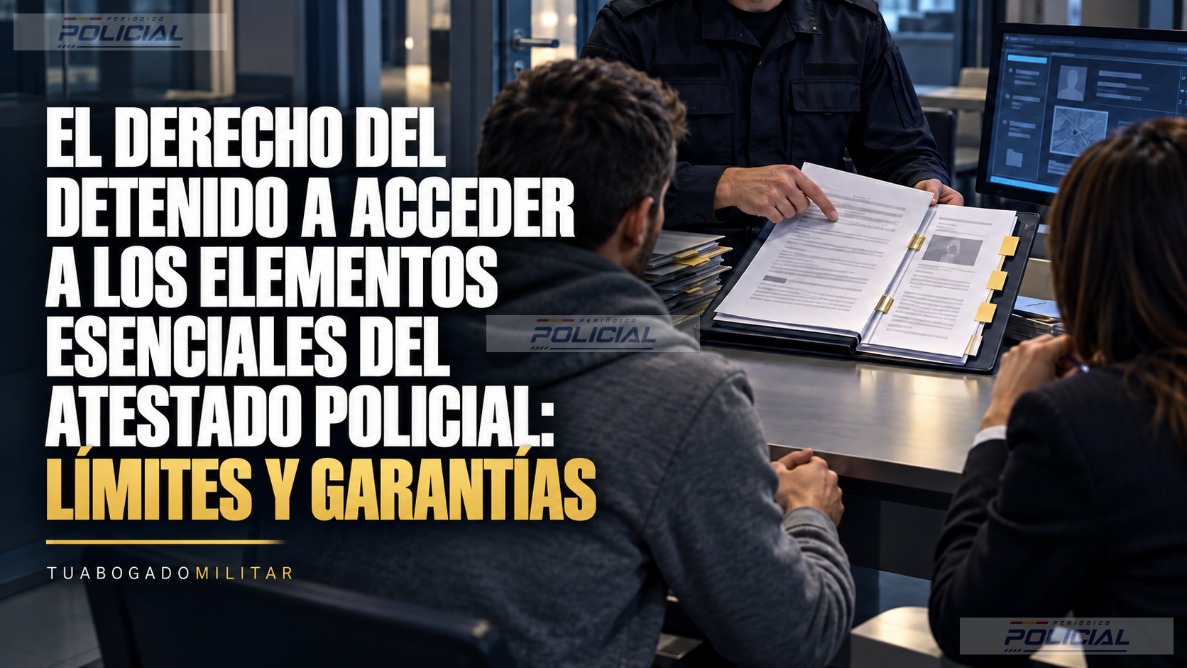 El derecho del detenido a acceder a los elementos esenciales del atestado policial: límites y garantías.