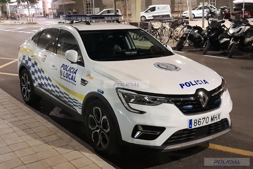Detenido en Palma tras agredir a dos policías después de sufrir un accidente y cuadruplicar la tasa de alcohol permitida