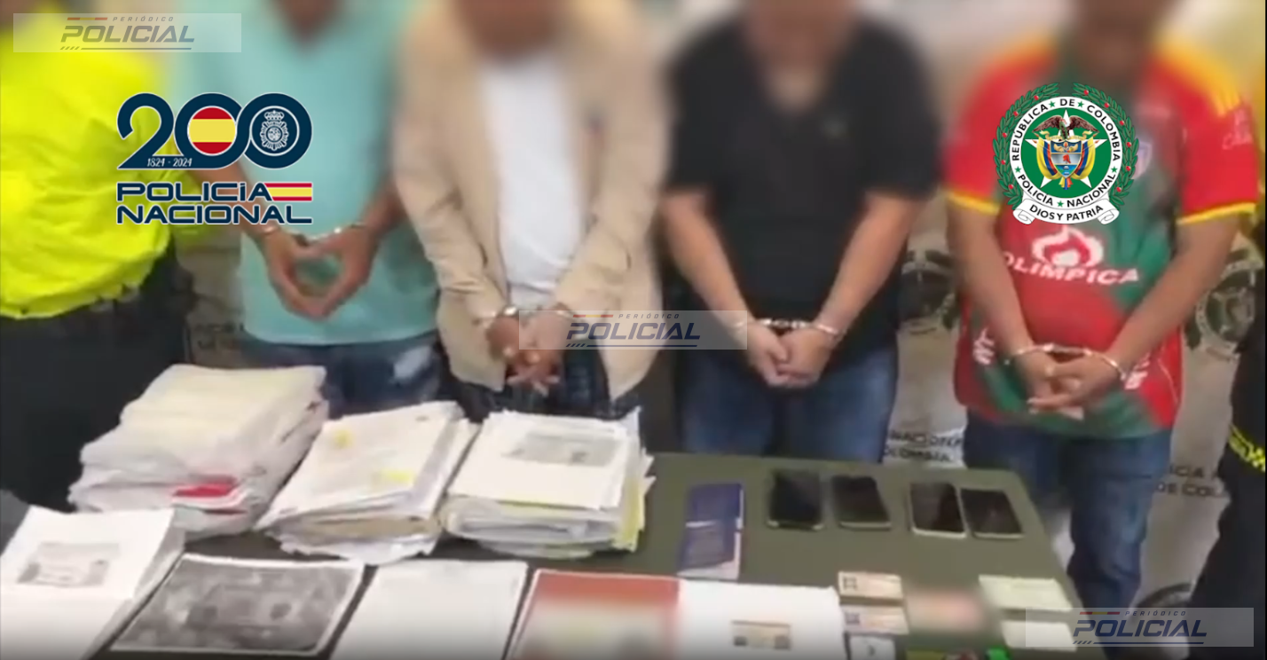 Quince detenidos en Colombia por una red que facilitaba documentación fraudulenta para acceder a España