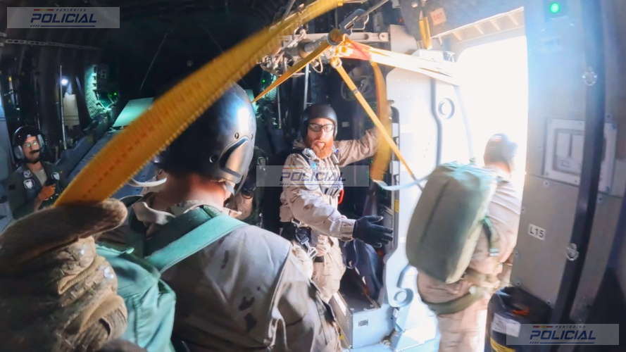 El EADA realiza dos lanzamientos masivos y alcanza los 59 paracaidistas en una sola rotación desde un A400M