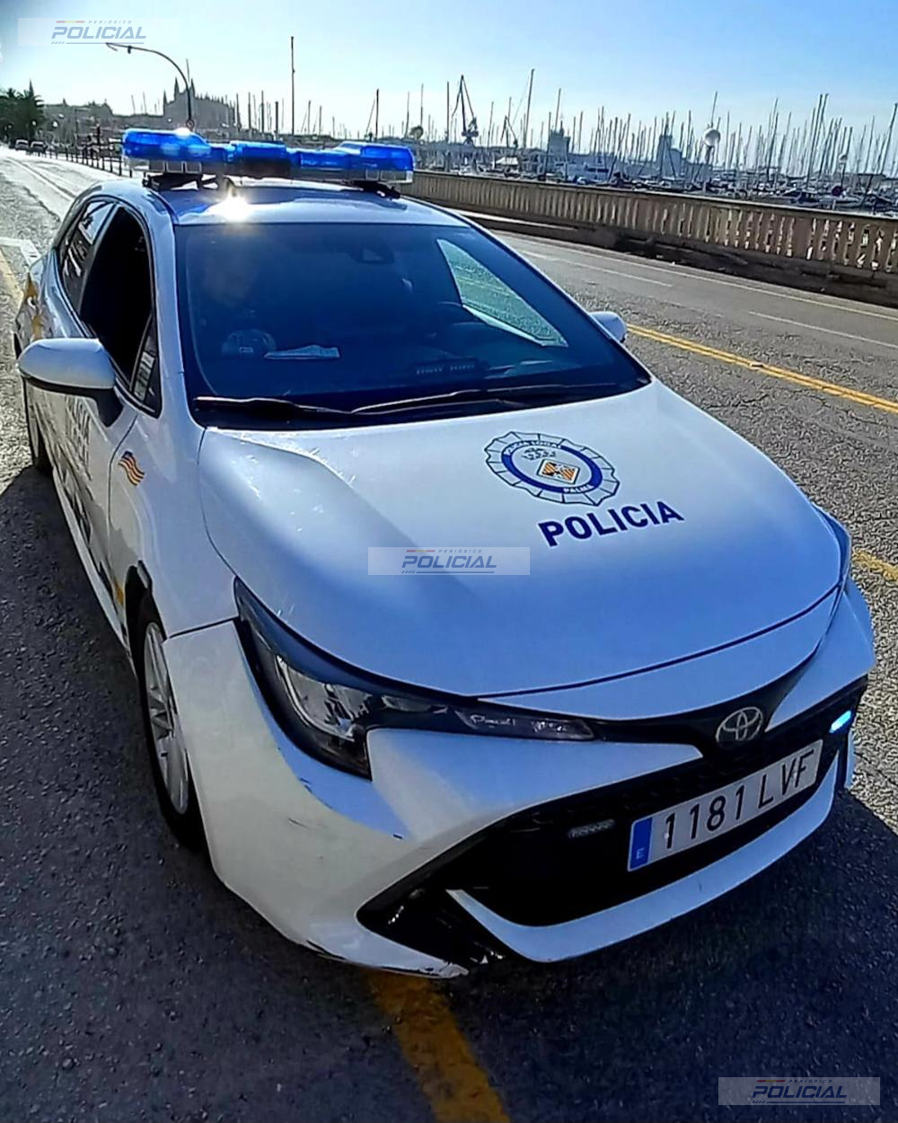 La Policía Local de Palma detiene a tres hombres por un presunto hurto en la zona del Puerto