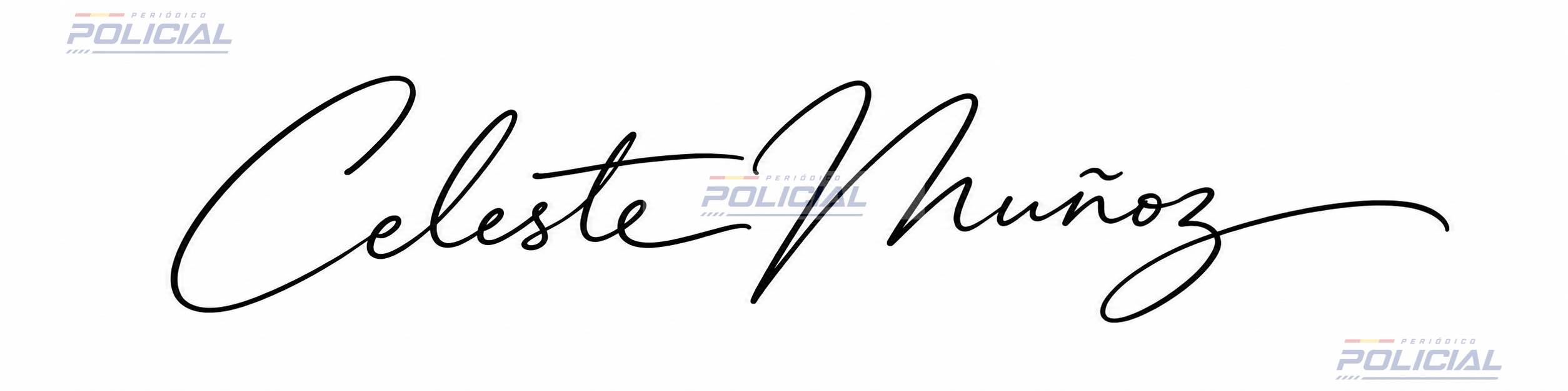 Firma de Celeste Muñoz
