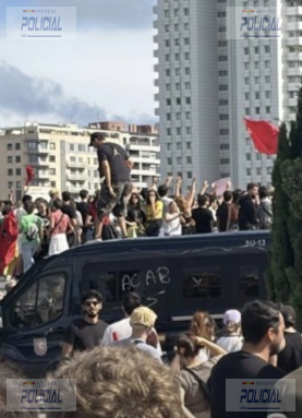 El SUP cifra en diez los policías nacionales heridos tras los incidentes al final de una manifestación en Valencia